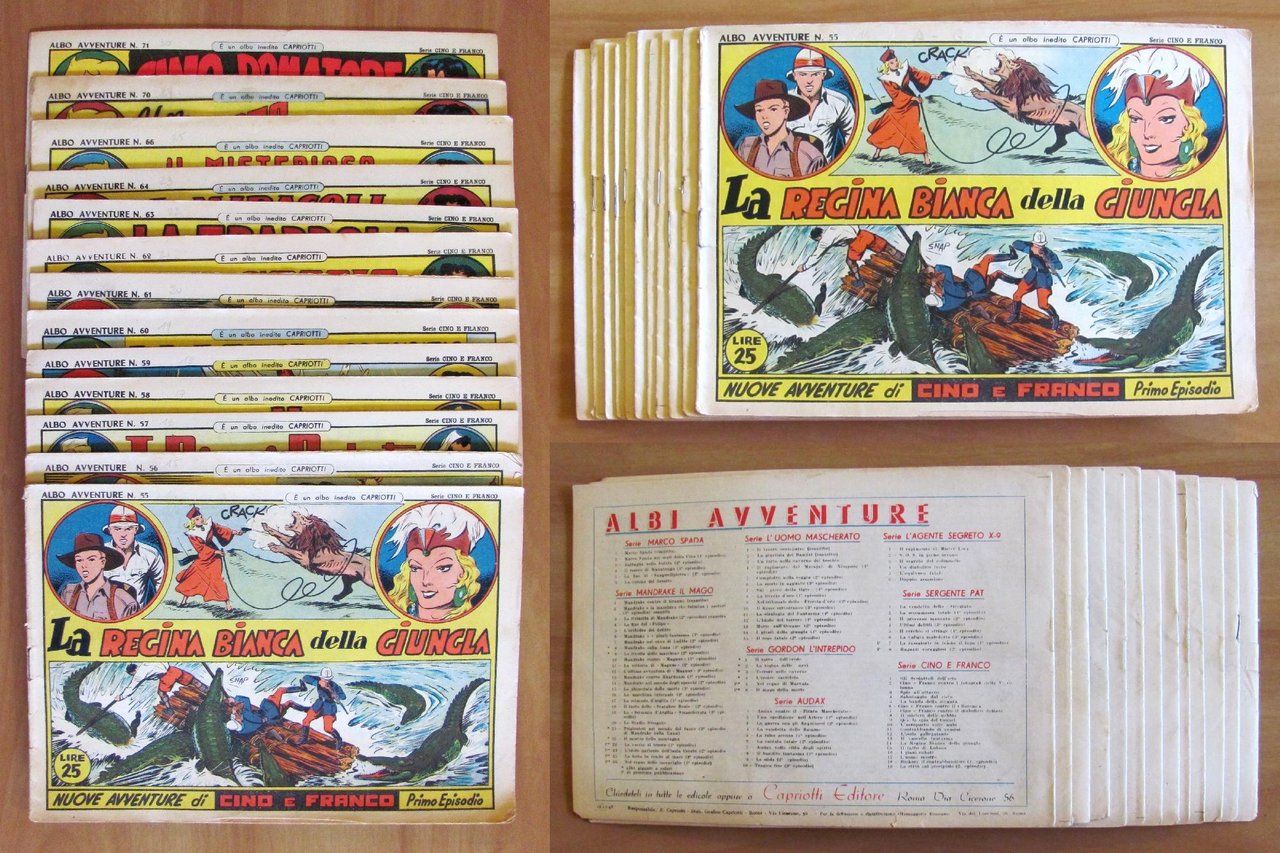 LOTTO di 13 - ALBI AVVENTURE - Serie CINO E …