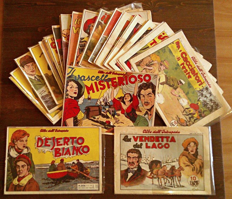 LOTTO di 132 ALBI dell'INTREPIDO 1949/51 - dal N.155 al …