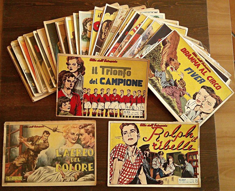 LOTTO di 132 ALBI dell'INTREPIDO 1949/51 - dal N.155 al …