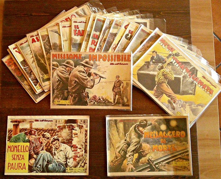 LOTTO di 132 ALBI dell'INTREPIDO 1949/51 - dal N.155 al …