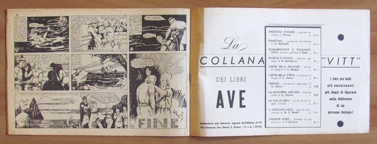 Lotto di 17 Albo Victory con Ragar Originali Del 1947