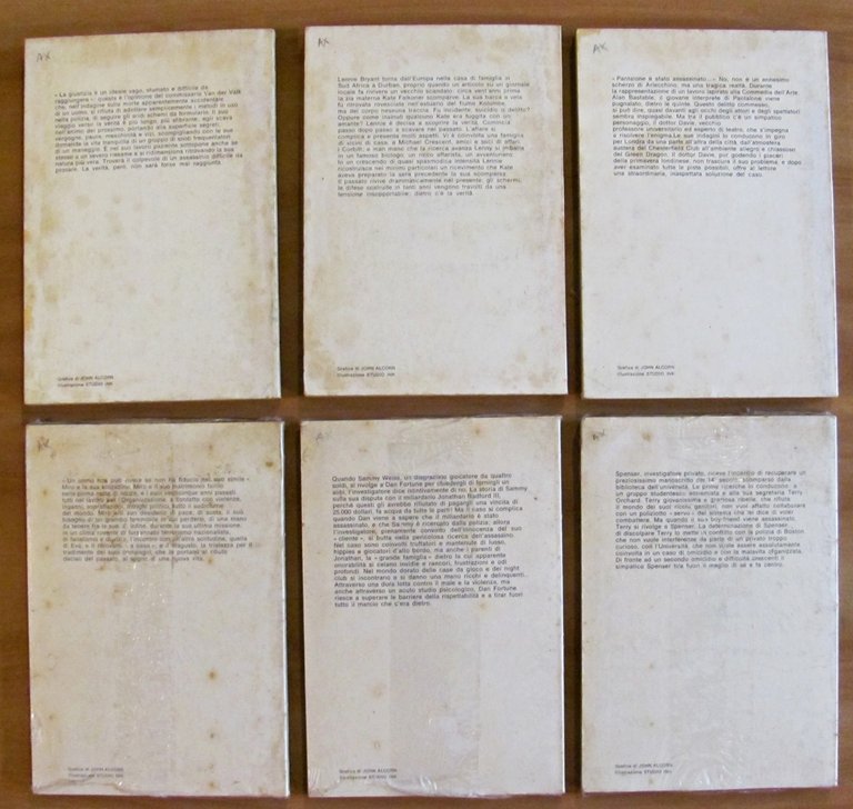 Lotto di 18 numeri I GIALLI DI QUALITA'