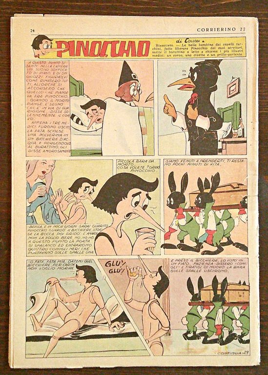 Lotto di 20 Albi CORRIERINO, 1954/55 con La storia di …