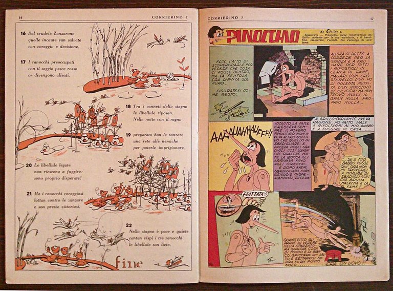 Lotto di 20 Albi CORRIERINO, 1954/55 con La storia di …