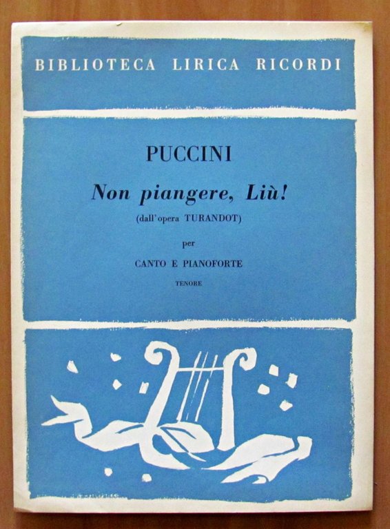 LOTTO DI 3 SPARTITI DI PUCCINI PER CANTO E PIANOFORTE …