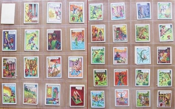 Lotto Di 35 Figurine Serie Salgariana