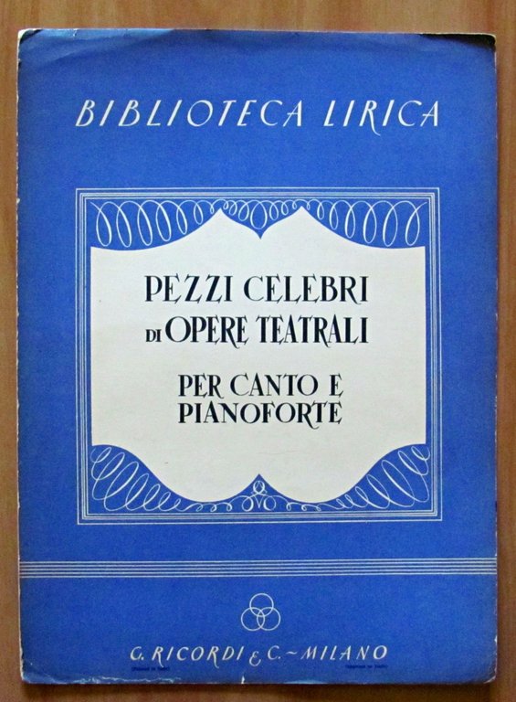 LOTTO DI 4 SPARTITI DI PUCCINI PER CANTO E PIANOFORTE …