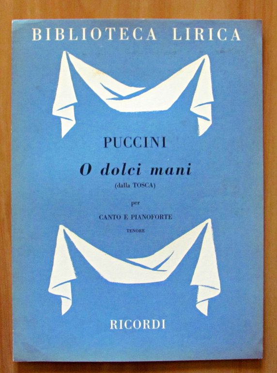 LOTTO DI 5 SPARTITI DI PUCCINI PER CANTO E PIANOFORTE …