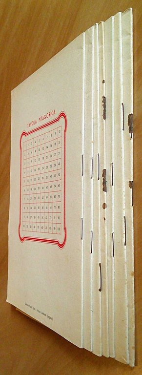 Lotto di 7 quaderni a righe e a quadretti PINOCCHIO, …