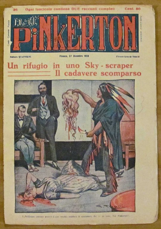 Lotto di 89 Fascicoli NAT PINKERTON N.1/92, 1923/28
