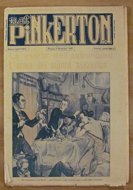 Lotto di 89 Fascicoli NAT PINKERTON N.1/92, 1923/28