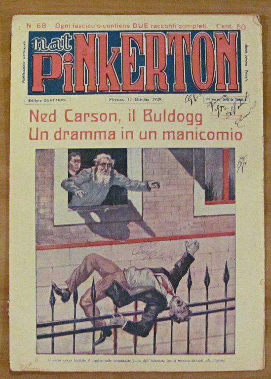 Lotto di 89 Fascicoli NAT PINKERTON N.1/92, 1923/28