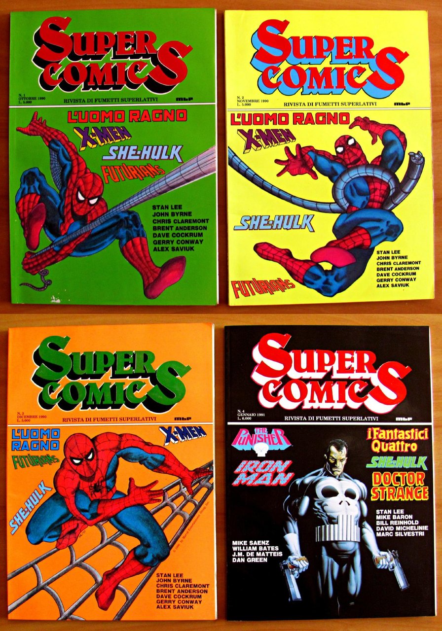 LOTTO SUPER-COMICS N.1/4 - Ott 1990/Gen1991