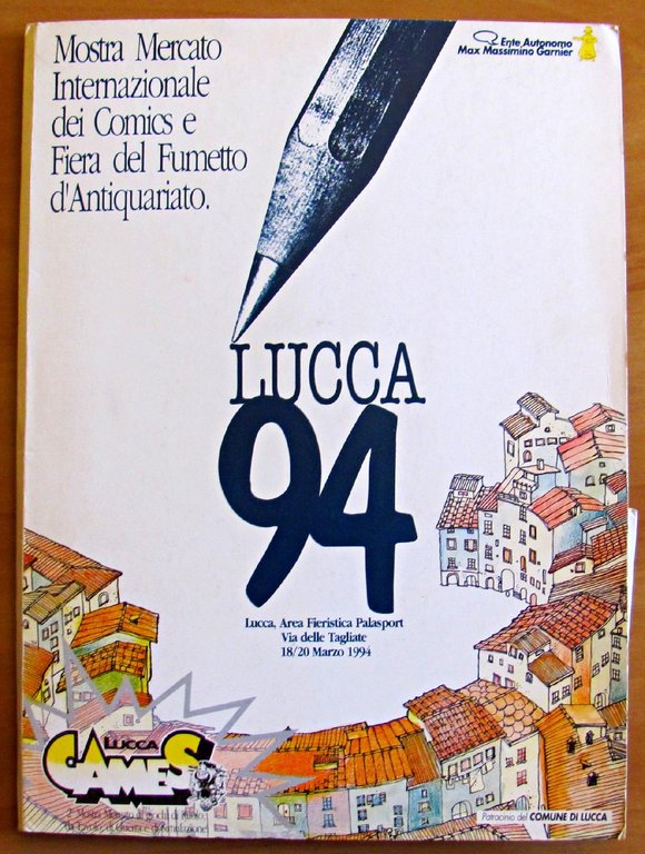 LUCCA '94 - PROGRAMMA CON CARTELLINA ORIGINALE E DEPLIANT