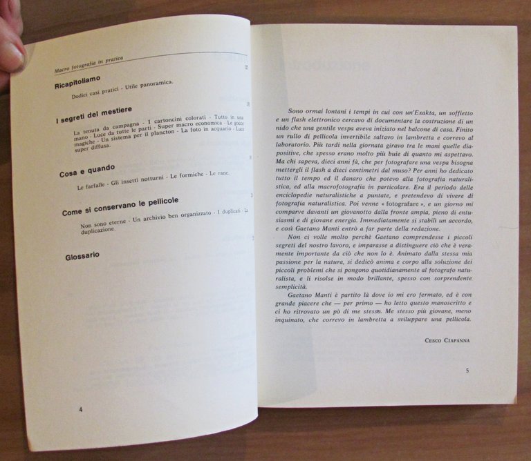 MACRO FOTOGRAFIA IN PRATICA, 1984