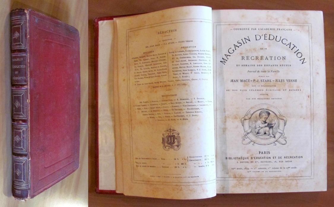 MAGASIN D'EDUCATION ET RECREATION, Hetzel, 1879 - 29^ Volume