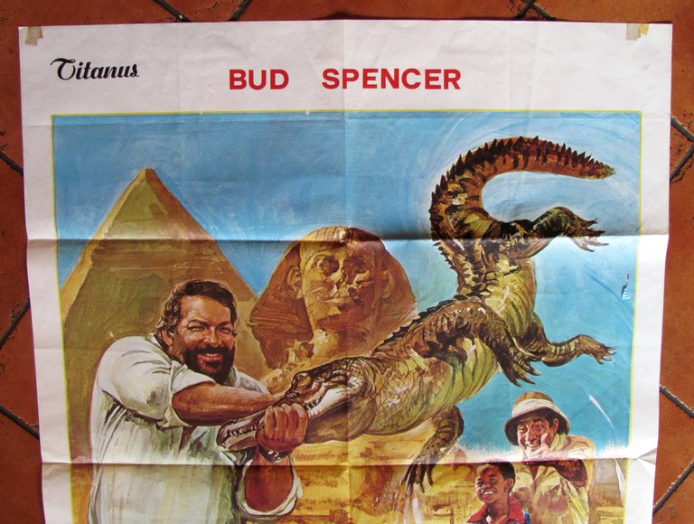 Manifesto - BAD SPENCER in PIEDONE D'EGITTO - Titanus I …