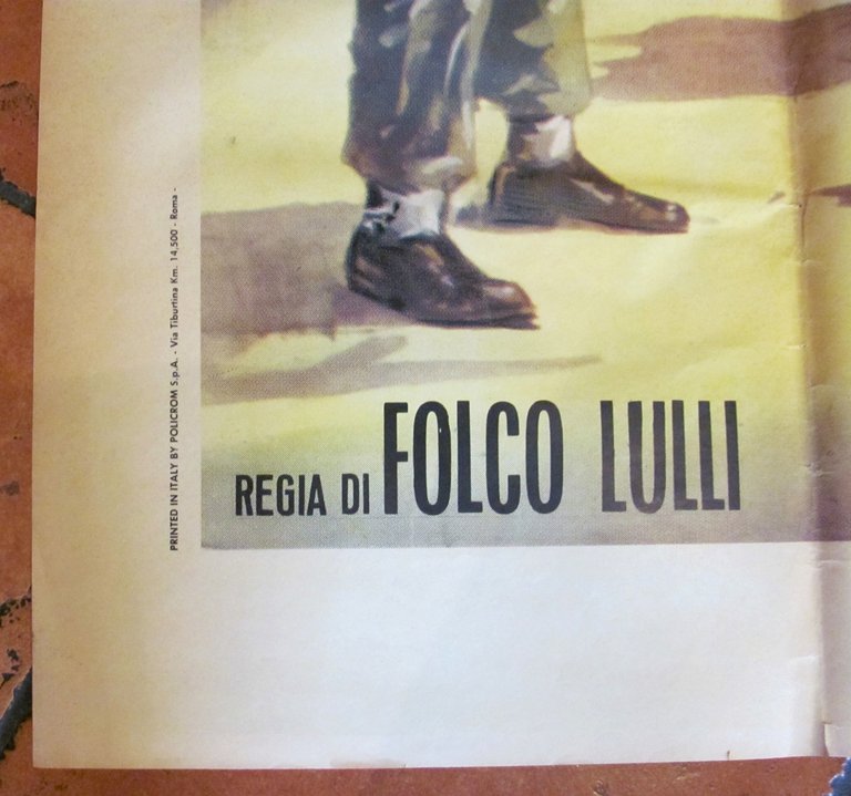 Manifesto Cinema 4F - GENTE D'ONORE - Folco Lulli, Saro …