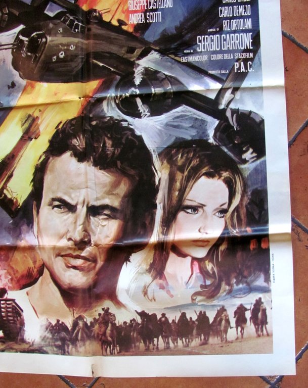 Manifesto Cinema LA COLOMBA NON DEVE VOLARE - Horst Buchholz …