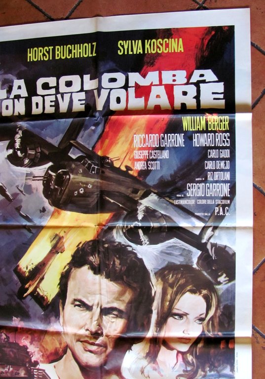 Manifesto Cinema LA COLOMBA NON DEVE VOLARE - Horst Buchholz …
