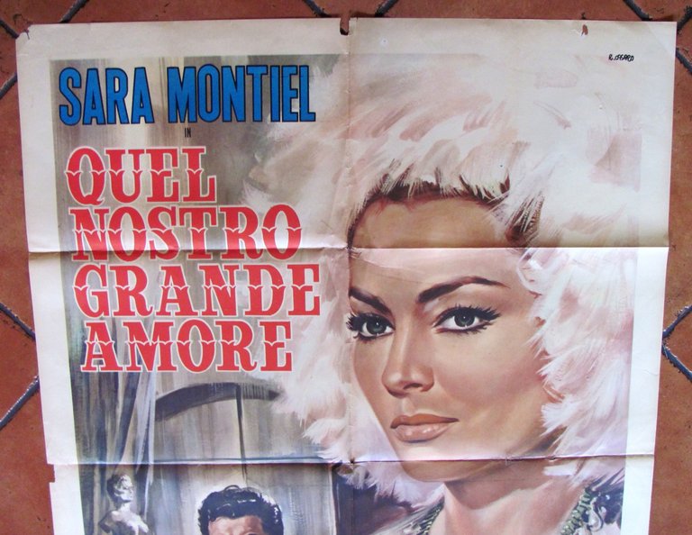 Manifesto Cinema QUEL NOSTRO GRANDE AMORE - con Sara Montiel …