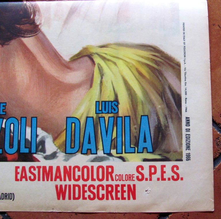 Manifesto Cinema QUEL NOSTRO GRANDE AMORE - con Sara Montiel …