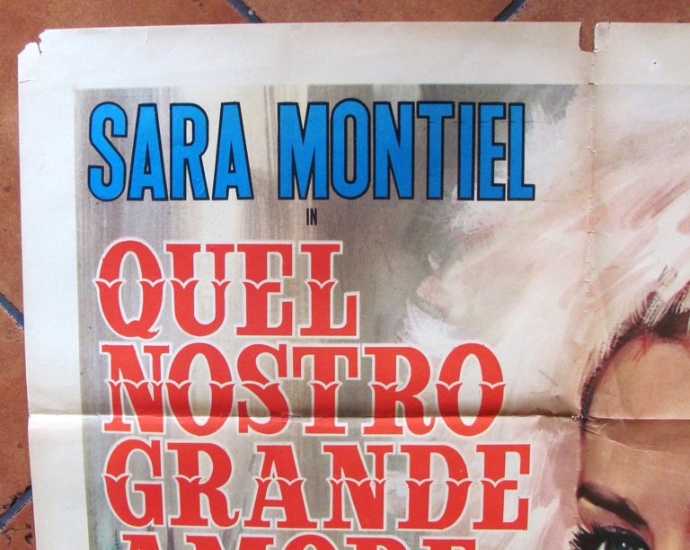 Manifesto Cinema QUEL NOSTRO GRANDE AMORE - con Sara Montiel …