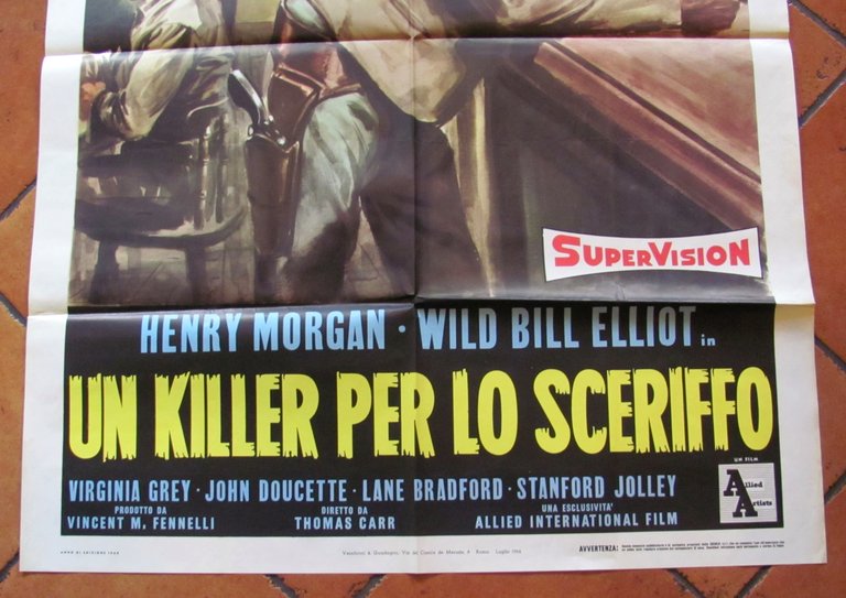 Manifesto Cinema UN KILLER PER LO SCERIFFO - con Henry …