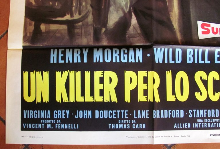 Manifesto Cinema UN KILLER PER LO SCERIFFO - con Henry …
