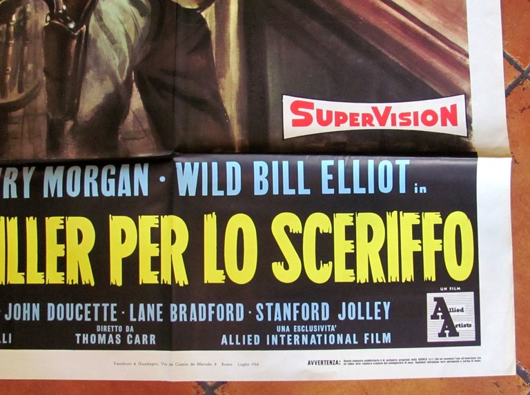 Manifesto Cinema UN KILLER PER LO SCERIFFO - con Henry …