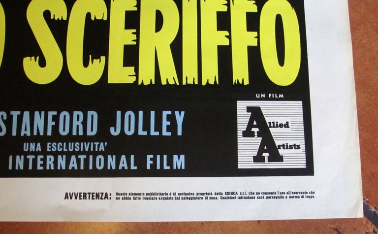 Manifesto Cinema UN KILLER PER LO SCERIFFO - con Henry …