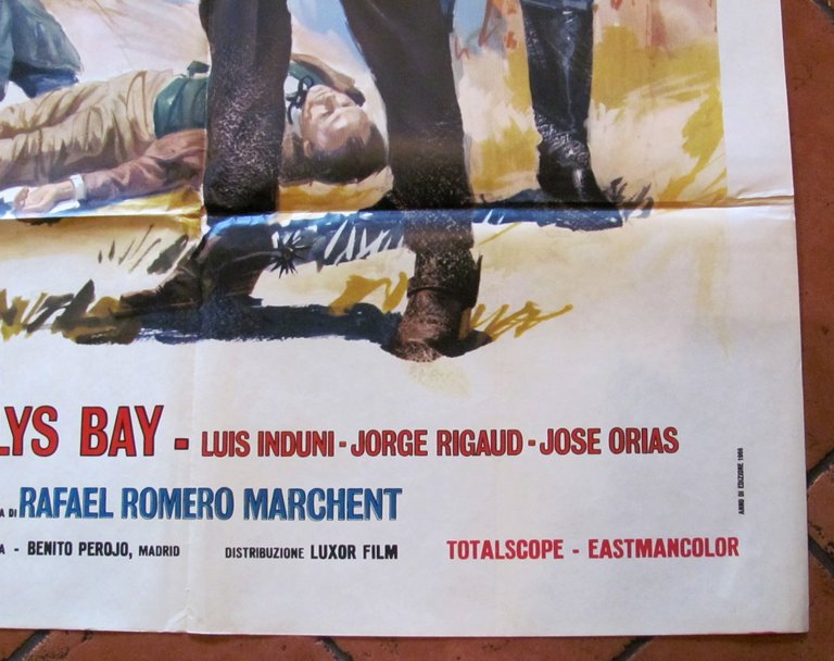 Manifesto Cinema UNA DONNA PER RINGO - Sean Flynn, Milly, …