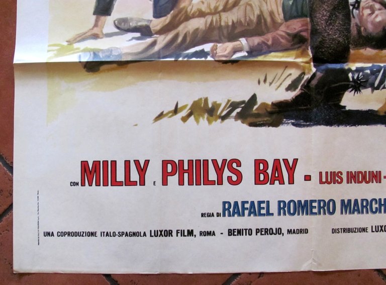 Manifesto Cinema UNA DONNA PER RINGO - Sean Flynn, Milly, …