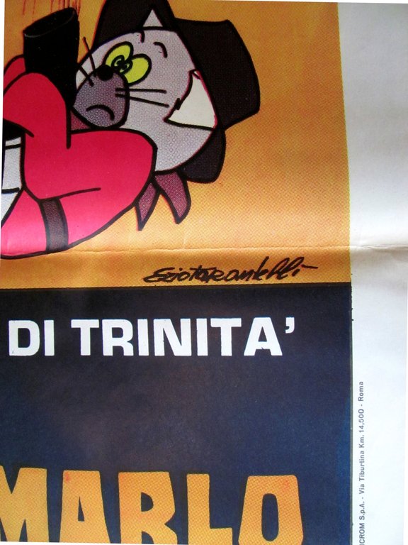 Manifesto CONTINUAVANO A CHIAMARLO IL GATTO CON GLI STIVALI, 1972 …