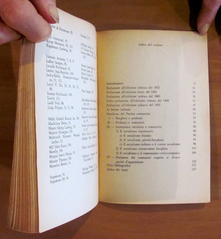 MANIFESTO DEL PARTITO COMUNISTA - Piccola Biblioteca Marxista