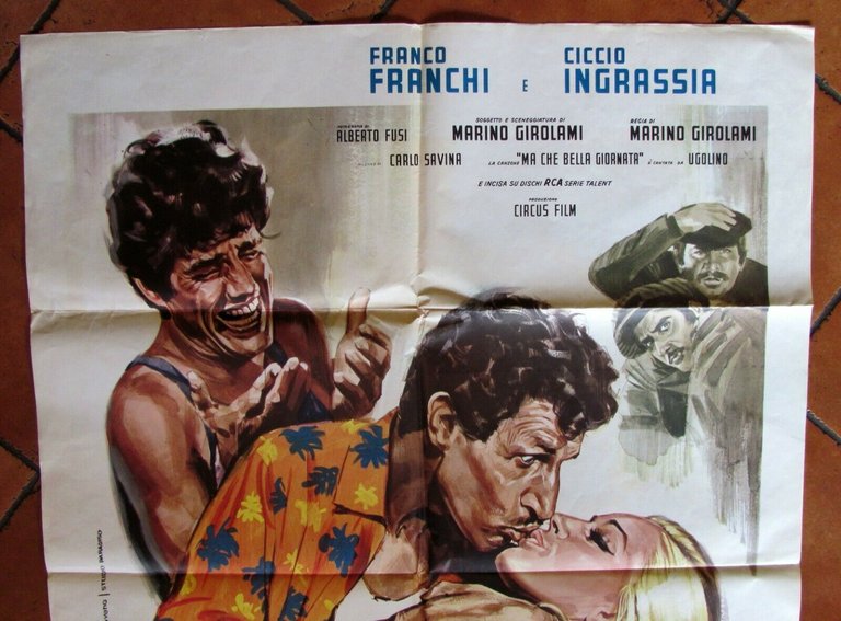 Manifesto I DUE MAGNIFICI FRESCONI con Franco Franchi e Ciccio …