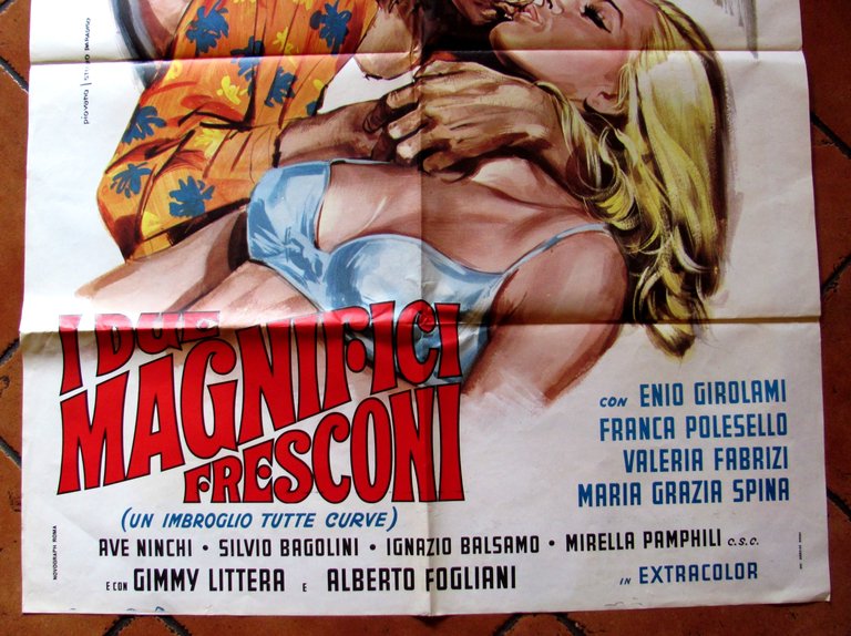 Manifesto I DUE MAGNIFICI FRESCONI con Franco Franchi e Ciccio …