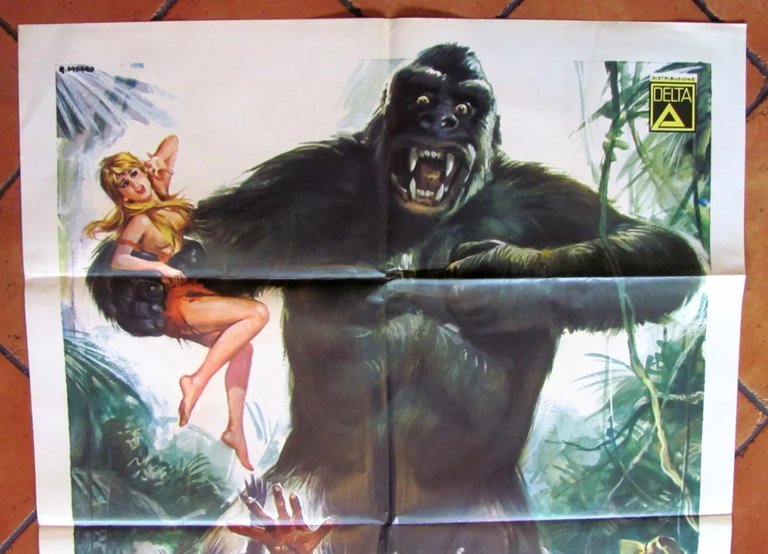 Manifesto KING KONG di R. CASARO - I ed. Italiana …