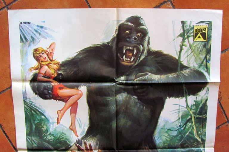 Manifesto KING KONG di R. CASARO - I ed. Italiana …