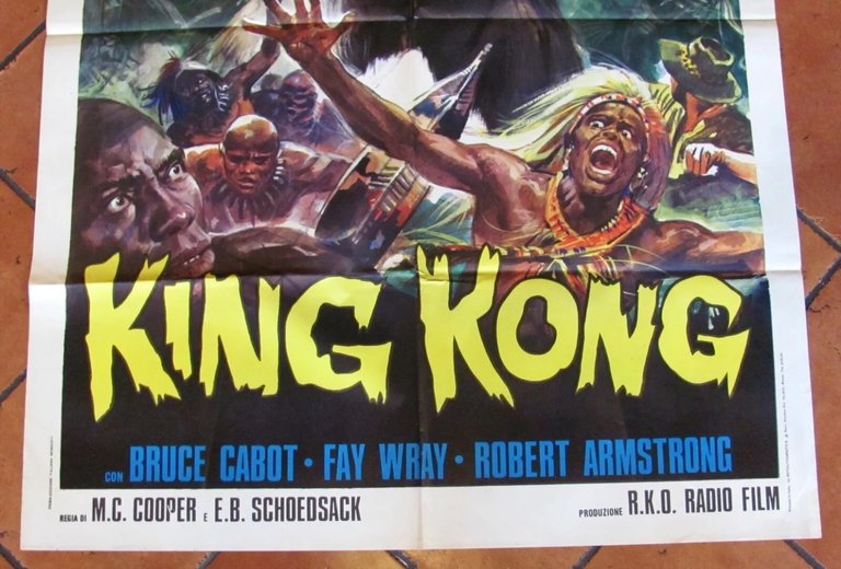 Manifesto KING KONG di R. CASARO - I ed. Italiana …