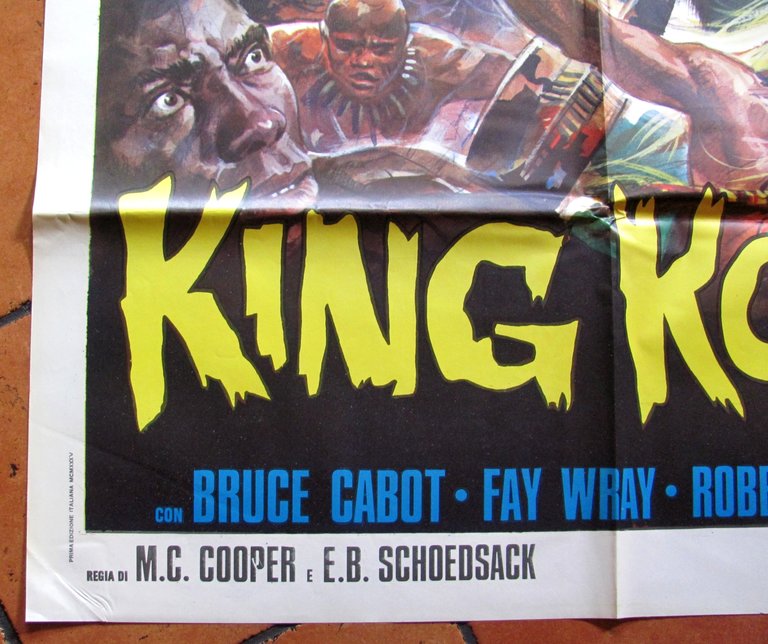 Manifesto KING KONG di R. CASARO - I ed. Italiana …