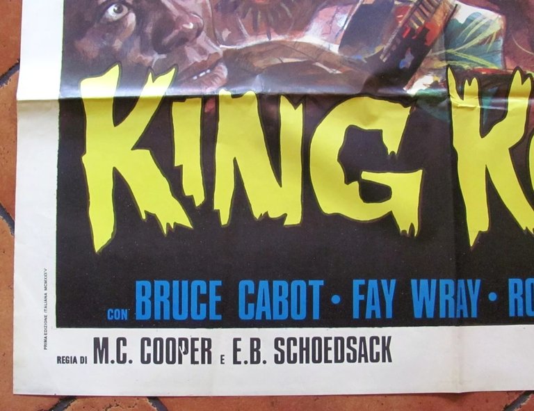 Manifesto KING KONG di R. CASARO - I ed. Italiana …