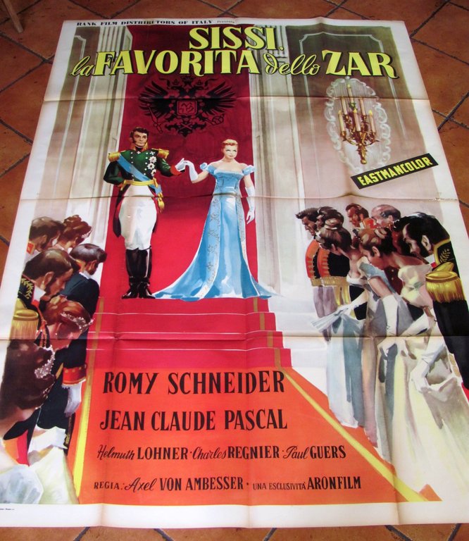 Manifesto SISSI LA FAVORITA DELLO ZAR con R. SCHNEIDER e …