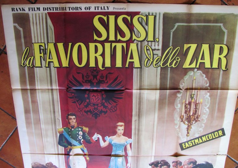 Manifesto SISSI LA FAVORITA DELLO ZAR con R. SCHNEIDER e …