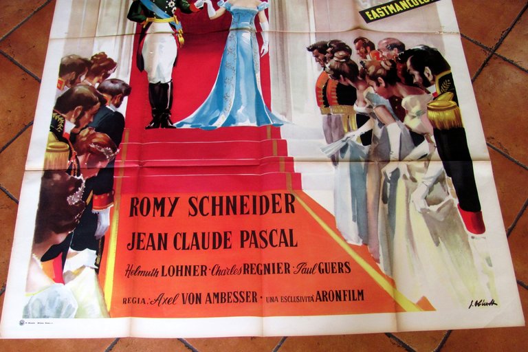 Manifesto SISSI LA FAVORITA DELLO ZAR con R. SCHNEIDER e …