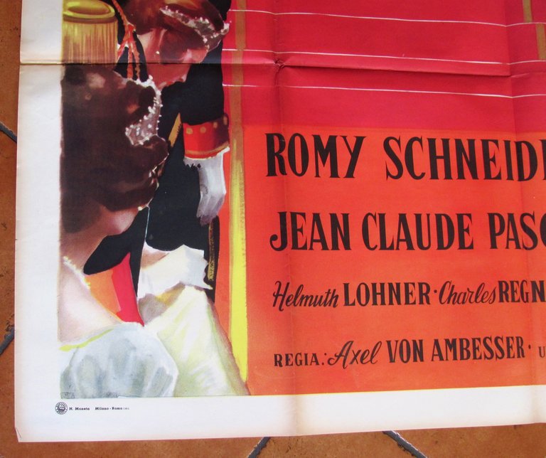 Manifesto SISSI LA FAVORITA DELLO ZAR con R. SCHNEIDER e …