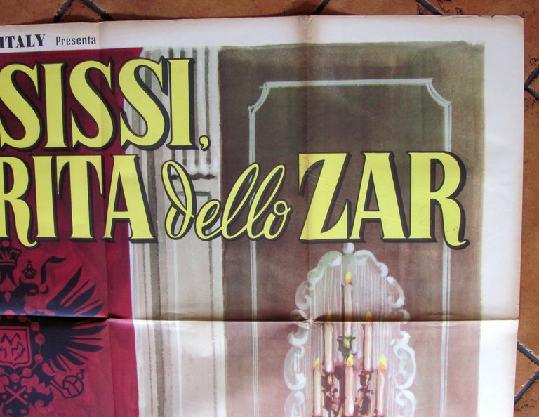 Manifesto SISSI LA FAVORITA DELLO ZAR con R. SCHNEIDER e …