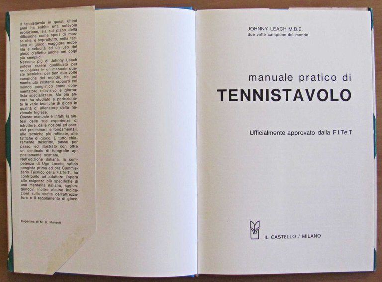 MANUALE PRATICO DI TENNIS TAVOLO - Ping Pong, 1971 | Immagine Gallery 2