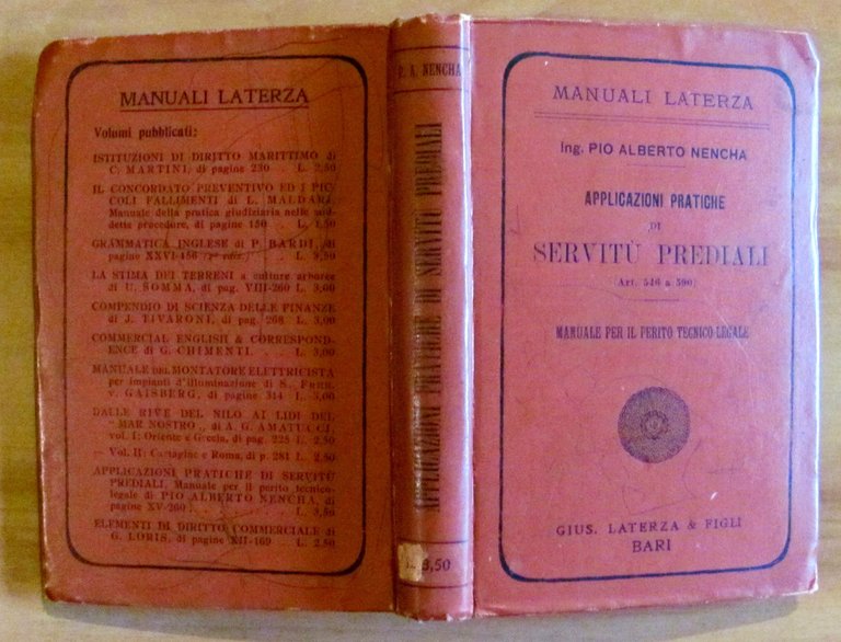 Manuali Laterza - APPLICAZIONI PRATICHE DI SERVITU' PREDIALI - Manuale …