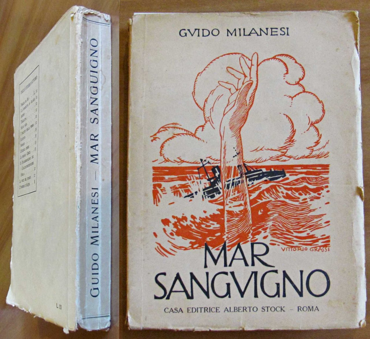 MAR SANGUIGNO, 1930 - Xilografia in cop. GRASSI | Immagine principale